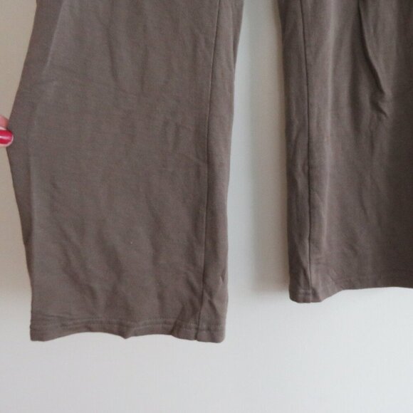 SPLITS59 Brooks Fleece Cropped Flare Pants in Lentil Athleisure Neutral Sz XS - Picture 8 of 15